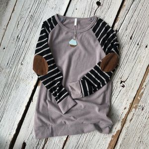 Pinkblush tunic sweatshirt NWT bump friendly M